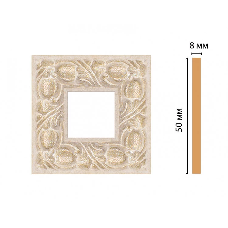 Вставка цветная DECOMASTER 130C-2-18D (50*50*8мм) от Lepnina-Sale.ru Вставка цветная DECOMASTER 130C-2-18D (50*50*8мм)