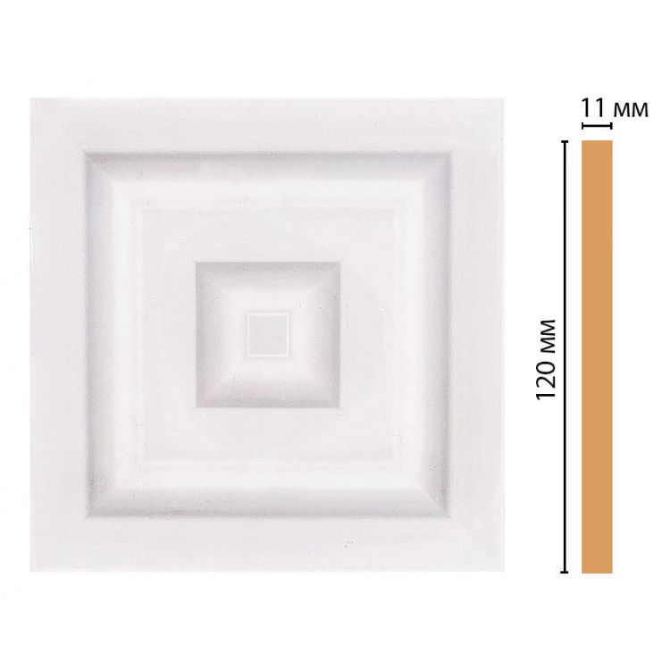 Вставка цветная DECOMASTER D206-60 (120*120*11мм) от Lepnina-Sale.ru Вставка цветная DECOMASTER D206-60 (120*120*11мм)