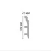 Плинтус напольный DECOMASTER D232-1629G ДМ (100*22*2400 мм) от Lepnina-Sale.ru Плинтус напольный DECOMASTER D232-1629G ДМ (100*22*2400 мм)
