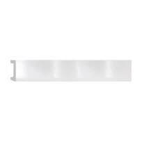 Плинтус напольный DECOMASTER D235-114 (80*17*2400мм) белый глянец