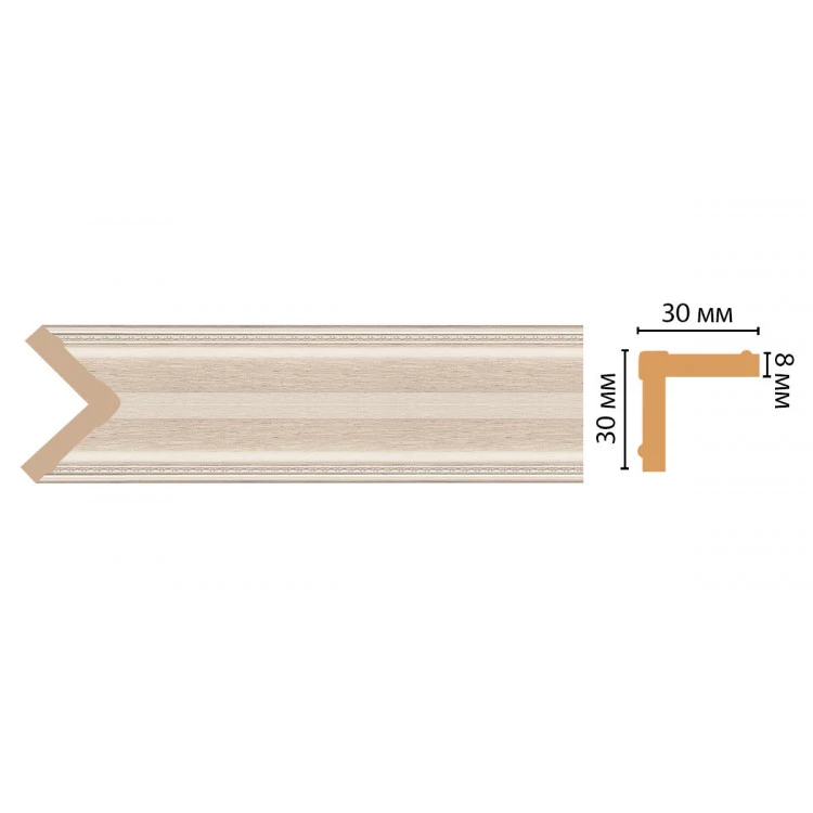Угол DECOMASTER 116-13 ДМ (30*30*2400 мм) от Lepnina-Sale.ru Угол DECOMASTER 116-13 ДМ (30*30*2400 мм)
