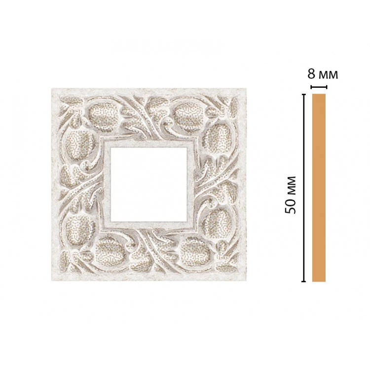 Вставка цветная DECOMASTER 130C-2-19D (50*50*8мм) от Lepnina-Sale.ru Вставка цветная DECOMASTER 130C-2-19D (50*50*8мм)