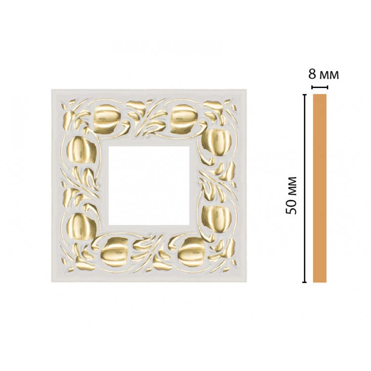 Вставка цветная DECOMASTER 130C-2-54 (50*50*8мм) от Lepnina-Sale.ru Вставка цветная DECOMASTER 130C-2-54 (50*50*8мм)