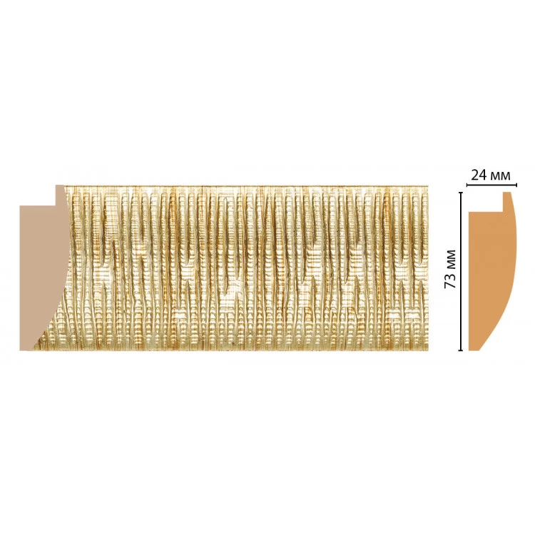 Багет DECOMASTER 811M-906 (73*24*2900мм) от Lepnina-Sale.ru Багет DECOMASTER 811M-906 (73*24*2900мм)
