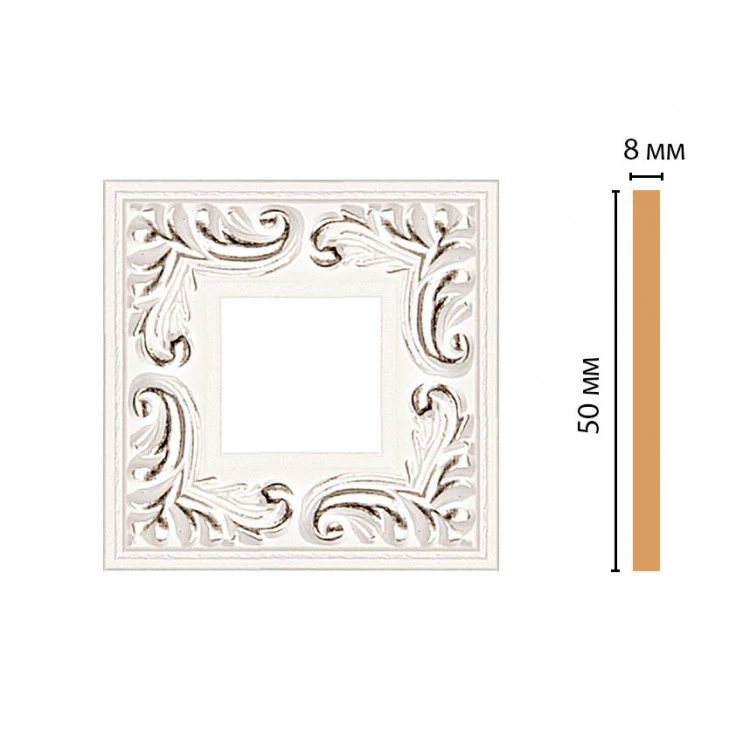 Вставка цветная DECOMASTER 130-2-60 (50*50*8мм) от Lepnina-Sale.ru Вставка цветная DECOMASTER 130-2-60 (50*50*8мм)