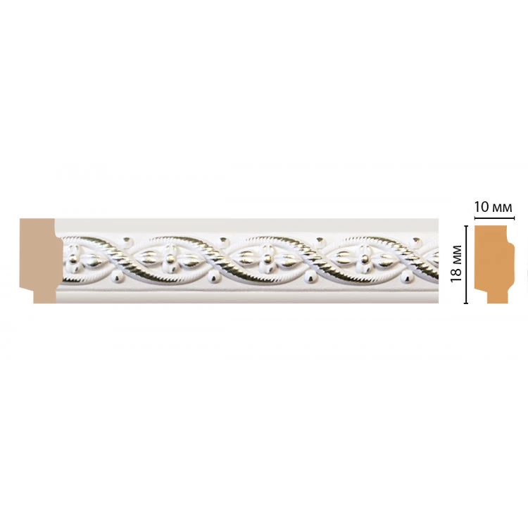 Молдинг DECOMASTER 158-7D ДМ (18*10*2400 мм) от Lepnina-Sale.ru Молдинг DECOMASTER 158-7D ДМ (18*10*2400 мм)