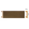 Плинтус напольный DECOMASTER D234-88ДМ (58*16*2400 мм) от Lepnina-Sale.ru Плинтус напольный DECOMASTER D234-88ДМ (58*16*2400 мм)
