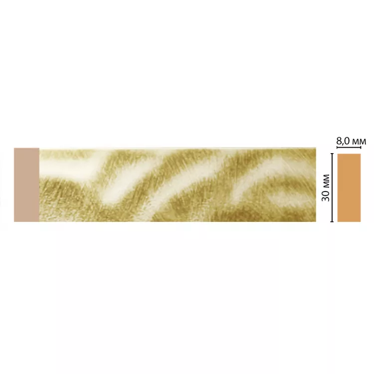 Молдинг DECOMASTER D041-374 (30*8*2400мм) от Lepnina-Sale.ru