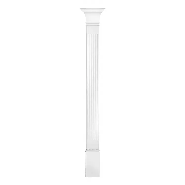 Комплект DK-82220-SET3: пилястра DK-82220, капитель DK-82223, основание DK-82222 от Lepnina-Sale.ru