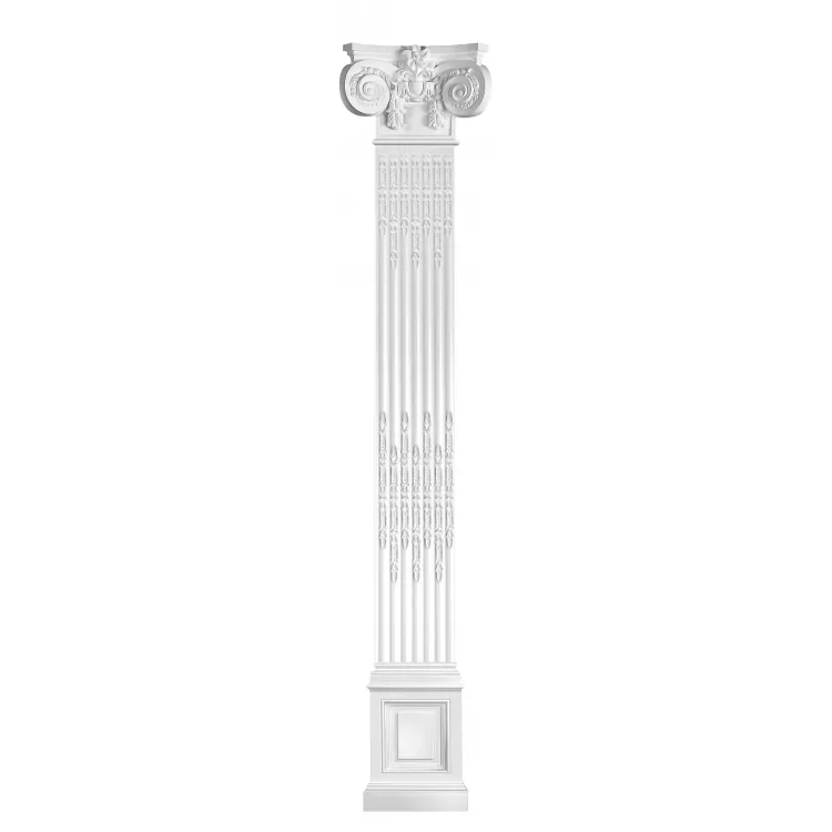 Комплект DK-198-SET1: пилястра DK-198, капитель DK-208, основание DD-330 от Lepnina-Sale.ru