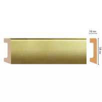 Плинтус напольный DECOMASTER D234-374ДМ (58*16*2400 мм) от Lepnina-Sale.ru