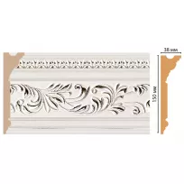 Плинтус потолочный  DECOMASTER D214-60ДМ (150*38*2400 мм) от Lepnina-Sale.ru