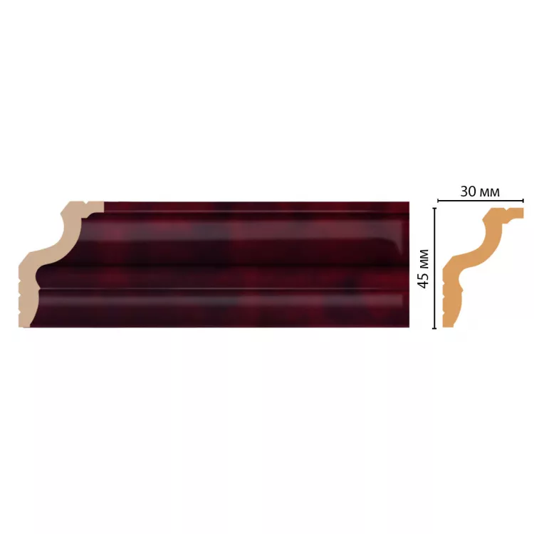 Плинтус DECOMASTER D148-62 ШК/40 (45*30*2400 мм) от Lepnina-Sale.ru
