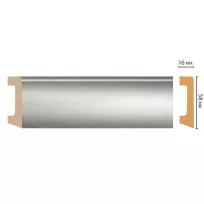 Плинтус напольный DECOMASTER D234-375ДМ (58*16*2400 мм) от Lepnina-Sale.ru