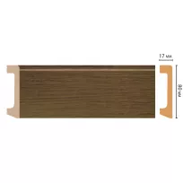 Плинтус напольный DECOMASTER D235-88 ДМ (80*17*2400 мм) от Lepnina-Sale.ru