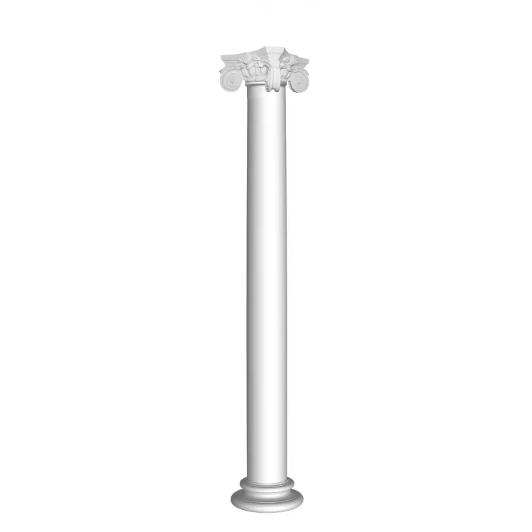 90024-SET2 Комплект: колонна 90024, капитель 90024-2, основание 90024-4 от Lepnina-Sale.ru