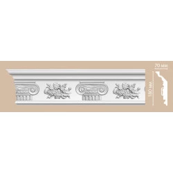 Плинтус потолочный с рисунком DECOMASTER DT-9830 (62*180*2400мм)