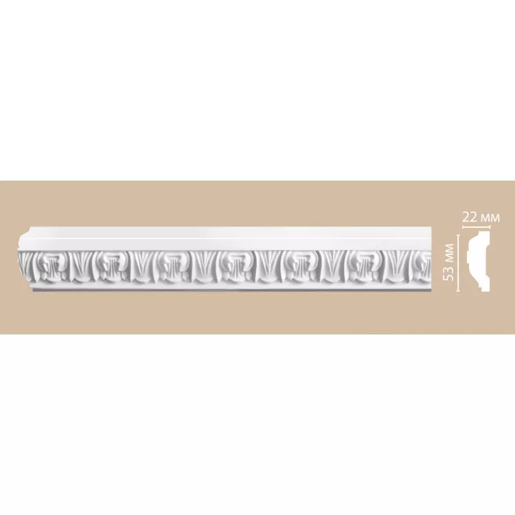 Молдинг с рисунком DECOMASTER DT-8053 (53*22*2400мм) Молдинг с рисунком DECOMASTER DT-8053 (53*22*2400мм) от Lepnina-Sale.ru