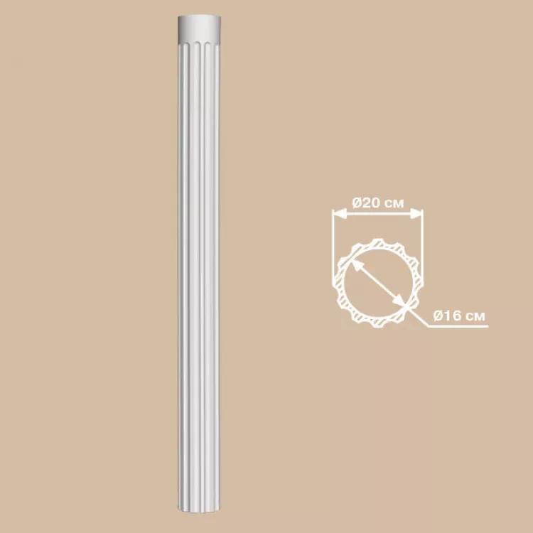 Колонна DECOMASTER DCK-01 (O 200*2400, вн.O 160мм) Колонна DECOMASTER DCK-01 (O 200*2400, вн.O 160мм) от Lepnina-Sale.ru