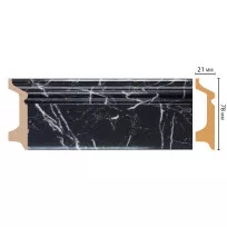 Цветной напольный плинтус D122-78 (78*21*2400) ДМ от Lepnina-Sale.ru