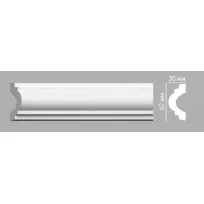 Молдинг DECOMASTER 97203/70 (62х30х2400мм) от Lepnina-Sale.ru