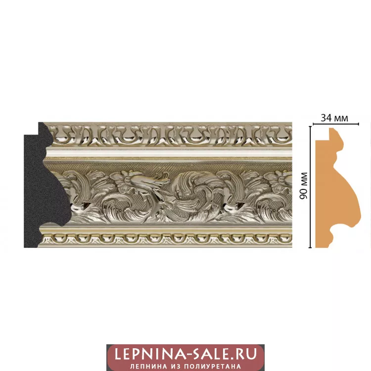 Багет FM28-1 (90*34*2850) Багет FM28-1 (90*34*2850) от Lepnina-Sale.ru