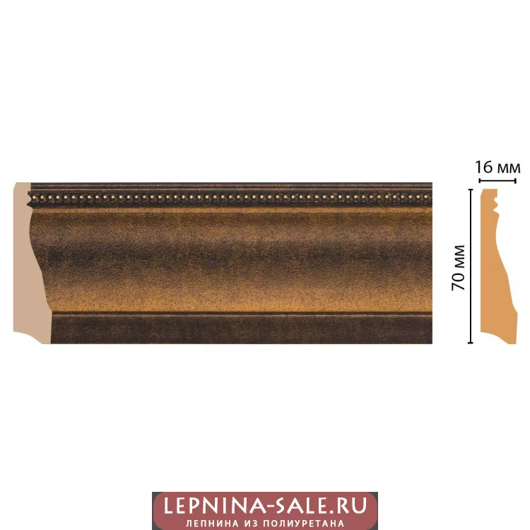 Плинтус напольный Decomaster 193-56 (70*16*2400) Плинтус напольный Decomaster 193-56 (70*16*2400) от Lepnina-Sale.ru