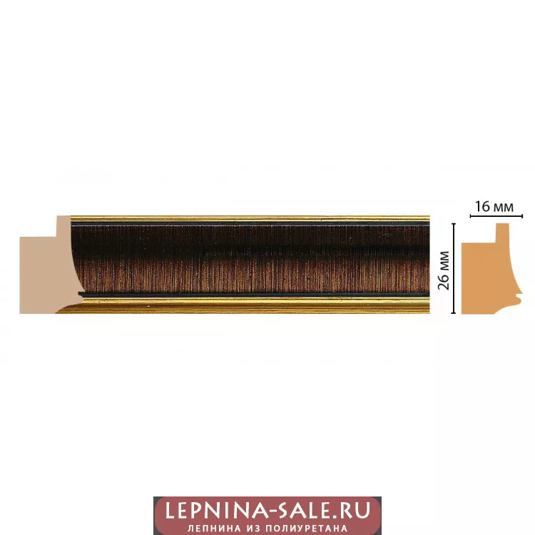 Багет Decomaster 564-278 (26*16*2900) Багет Decomaster 564-278 (26*16*2900) от Lepnina-Sale.ru