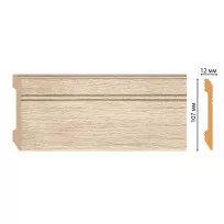 Цветной напольный плинтус DECOMASTER D105-72 ДМ (107*12*2400) от Lepnina-Sale.ru