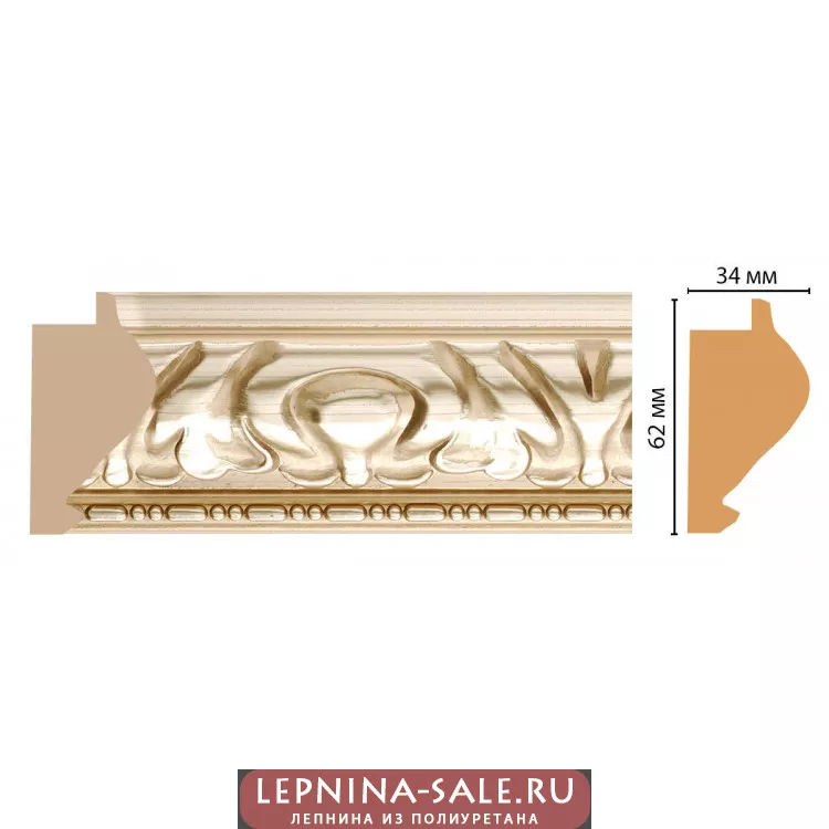 Багет Decomaster 829-934 (62*34*2900) Багет Decomaster 829-934 (62*34*2900) от Lepnina-Sale.ru