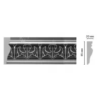 Молдинг DECOMASTER 152B-63 ШК/14 (85*20*2400мм) от Lepnina-Sale.ru
