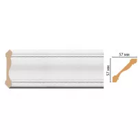 Карниз потолочный Decomaster 179-16 (57*57*2400) от Lepnina-Sale.ru