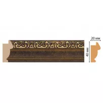 Цветной молдинг Decomaster 807-56 (40*20*2900) от Lepnina-Sale.ru
