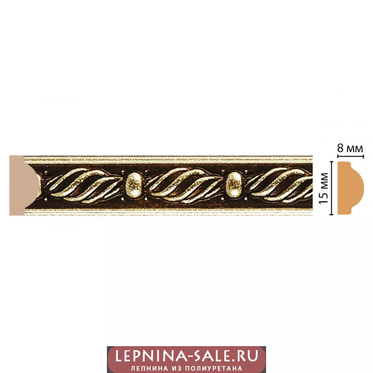 цветная лепнина молдинг Decomaster 130-28 (15*8*2400) цветная лепнина молдинг Decomaster 130-28 (15*8*2400) от Lepnina-Sale.ru