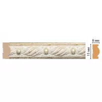 Цветная лепнина молдинг Decomaster 105-18 (размер 15х8х2400) от Lepnina-Sale.ru
