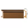Цветной напольный плинтус DECOMASTER D122-85 ШК/16 (78*21*2400 мм) от Lepnina-Sale.ru