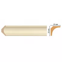 Плинтус потолочный DECOMASTER D133-61ДМ (20*20*2400мм) от Lepnina-Sale.ru