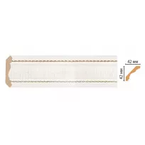 Карниз потолочный Decomaster 174-7D (42*42*2400) от Lepnina-Sale.ru