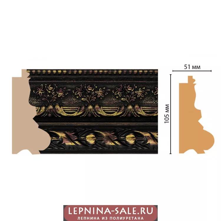 Багет Decomaster 229-966 (105*51*2900) Багет Decomaster 229-966 (105*51*2900) от Lepnina-Sale.ru