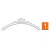 Радиус [1/4 круга] Decomaster 897174-151 (Rнар. 835 | Rвн. 750) от Lepnina-Sale.ru