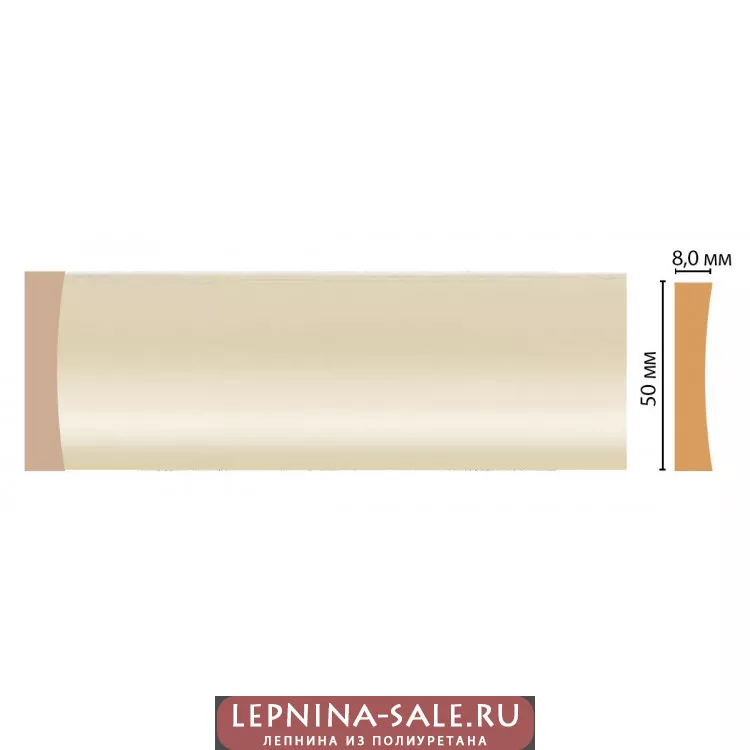 Молдинг DECOMASTER D045-61 (50*8*2400мм) Молдинг DECOMASTER D045-61 (50*8*2400мм) от Lepnina-Sale.ru