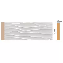 Молдинг DECOMASTER D043-114 (60*8*2400мм) от Lepnina-Sale.ru