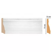 Плинтус напольный Decomaster 193-16 (70*16*2400) от Lepnina-Sale.ru