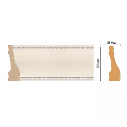 Плинтус напольный Decomaster 192-15 (60*18*2400)