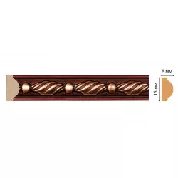 Цветной молдинг Decomaster 130-52 (15*8*2400)