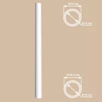 Колонна DECOMASTER 90118 (O 180*2400, внO 128) от Lepnina-Sale.ru