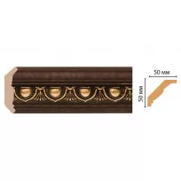 Карниз потолочный Decomaster 155D-56 (50*50*2400) от Lepnina-Sale.ru