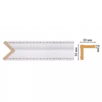Цветной угол Decomaster116-118 (30*30*2400) ДМ от Lepnina-Sale.ru