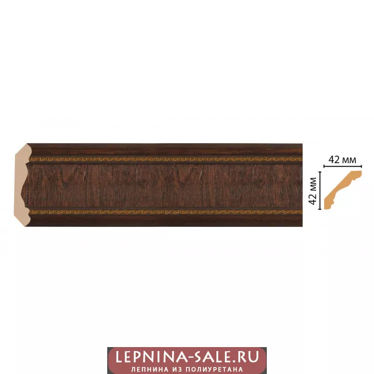 Карниз потолочный Decomaster 174-1 (42*42*2400) Карниз потолочный Decomaster 174-1 (42*42*2400) от Lepnina-Sale.ru