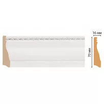 Плинтус напольный DECOMASTER 193-60ДМ (70*16*2400мм) от Lepnina-Sale.ru